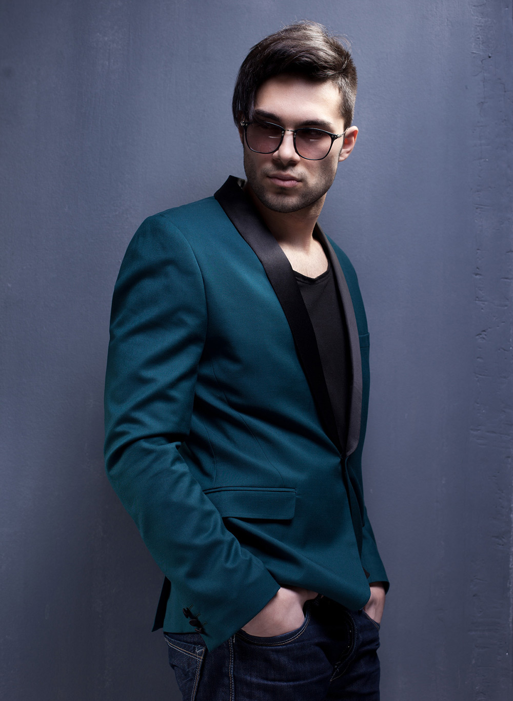 Male fashion model pose Stock Photo free download
